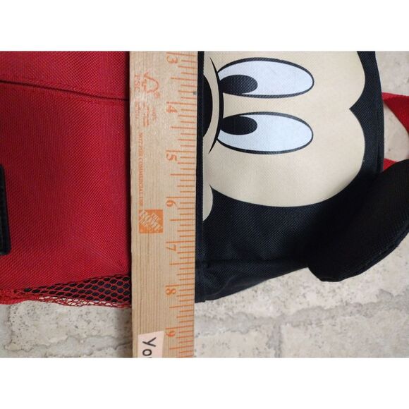 Disney‎ Backpack Kid Mickey Mouse Red Black Harness Backpack Adjustable Straps - Picture 5 of 6